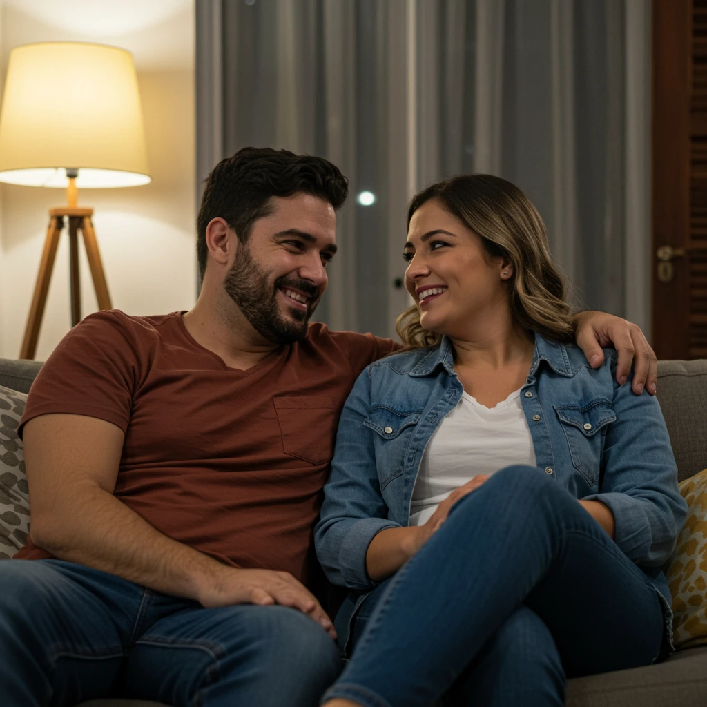 Foto de Ricardo F., comemorando a economia no delivery